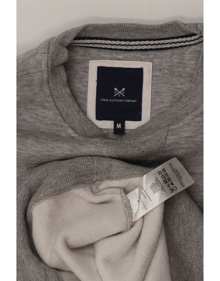 CREW CLOTHING Ανδρικό φούτερ Jumper Μεσαίο γκρι βαμβακερό
