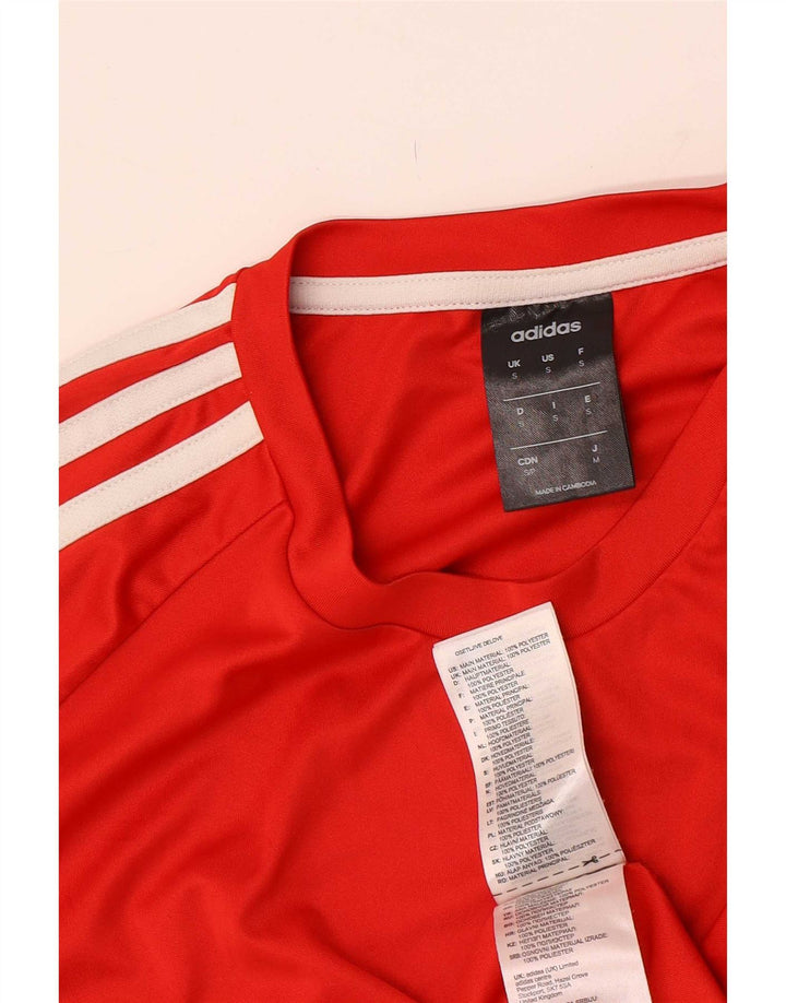 Adidas Ανδρικό T-Shirt Climalite Top Small Red Polyester
