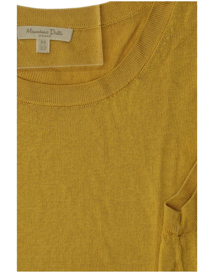 Massimo Dutti Γυναικείο Γιλέκο Τοπ UK 12 Medium Yellow