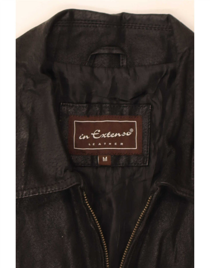 Σε Extenso Ανδρικό Δερμάτινο Μπουφάν UK 38 Medium Black