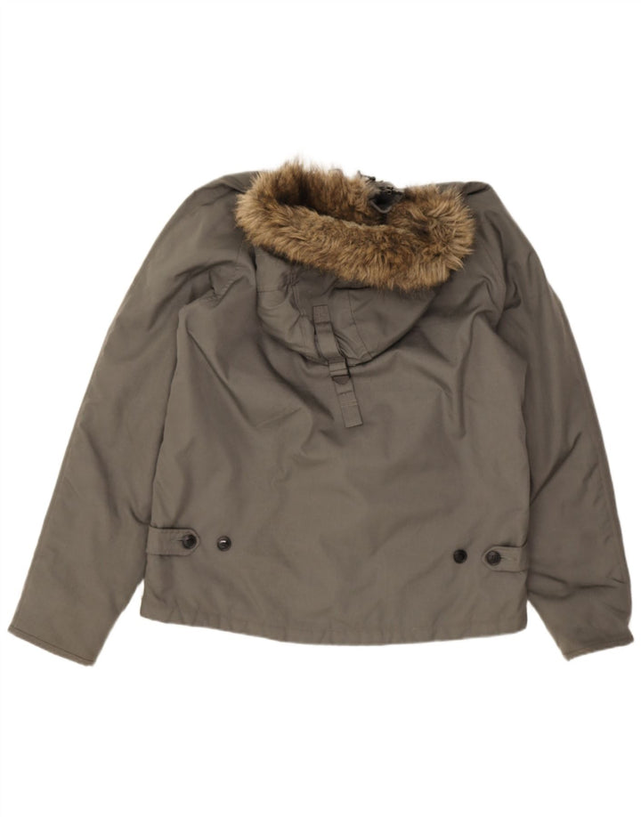 Ανδρικό τζάκετ Woolrich με κουκούλα UK 40 Large Grey