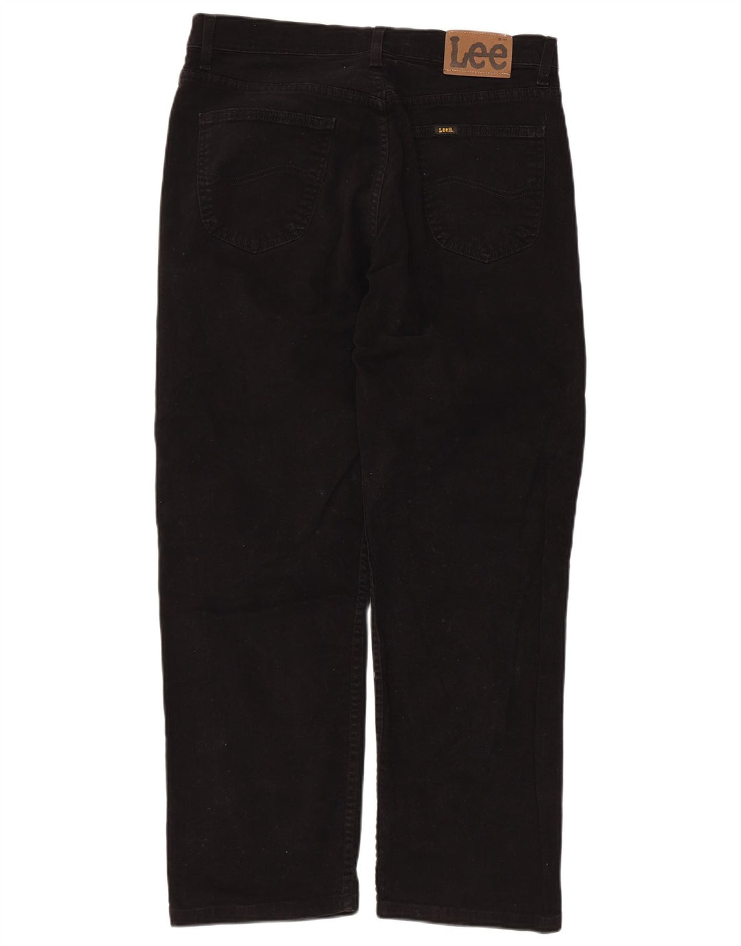 Lee Mens Brooklyn Straight Jeans W36 L28 Μαύρο βαμβακερό