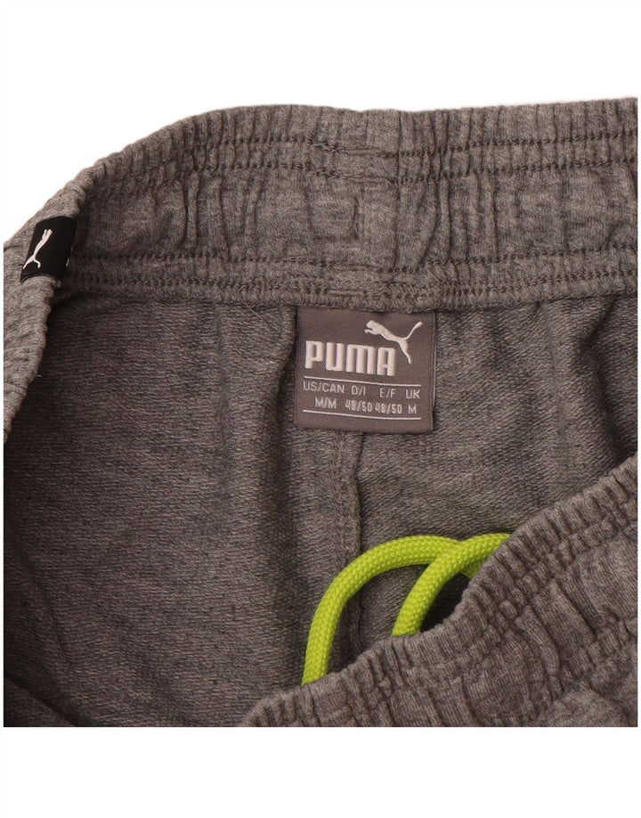 Ανδρικό γραφικό αθλητικό σορτς Puma σε γκρι χρώμα