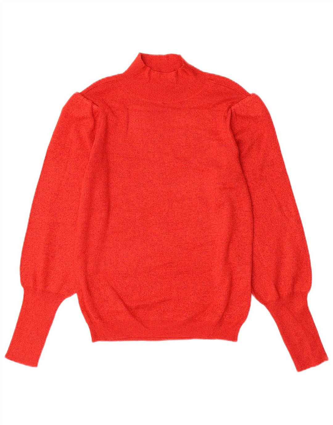 Marks & Spencer Γυναικείο πουλόβερ με λαιμό χελώνα UK 8 Small Red Viscose