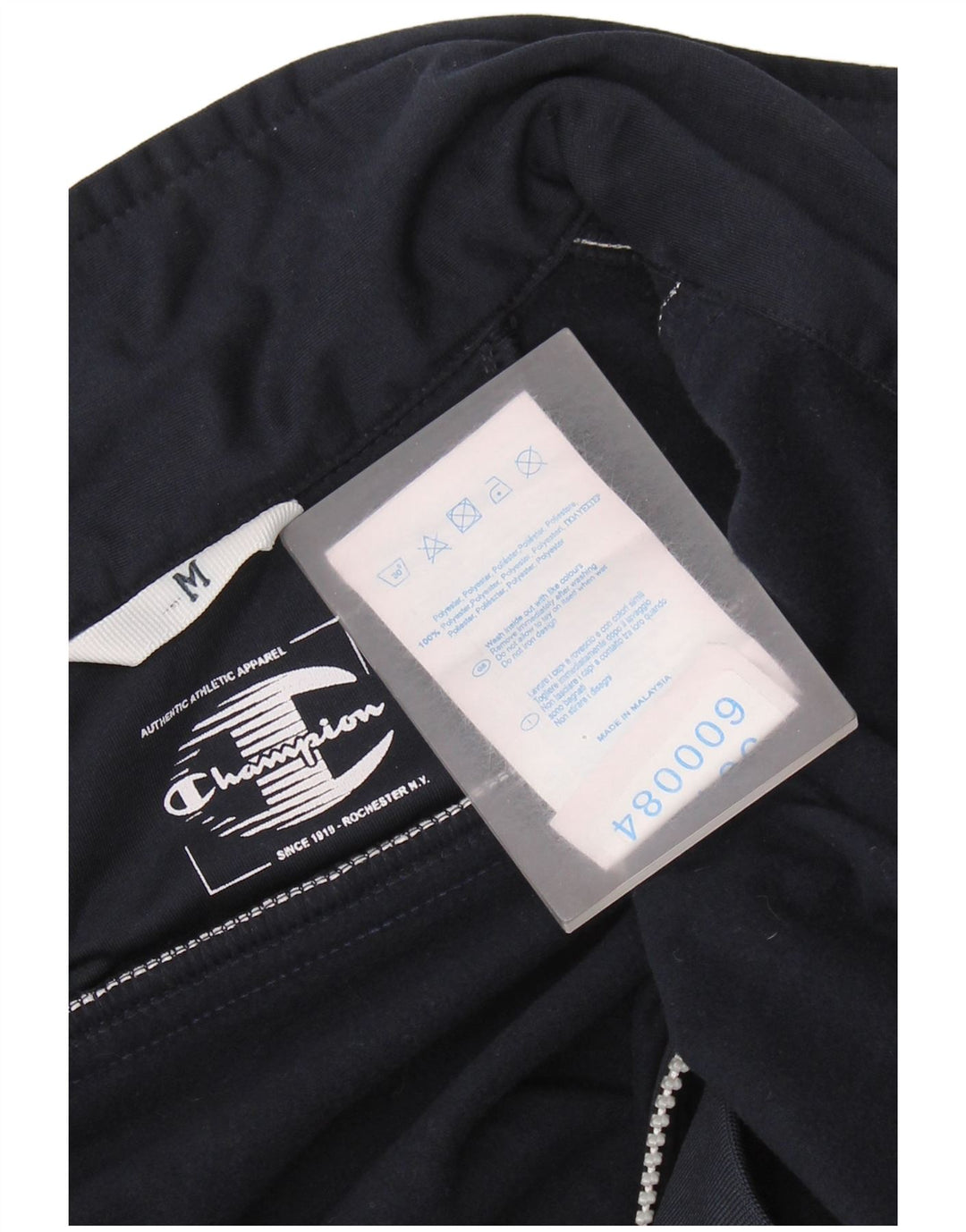 Ανδρική αθλητική φόρμα CHAMPION Μπουφάν μεσαίου μπλε πολυεστέρα