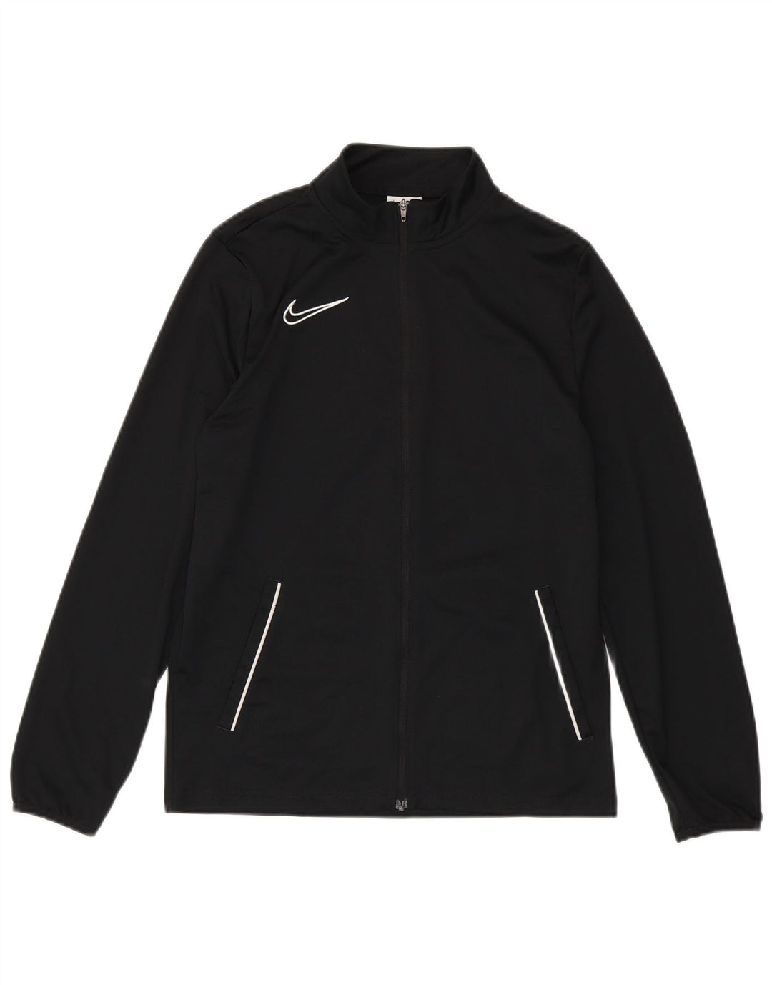 Μπουφάν Nike Boys Dri Fit αθλητική φόρμα 13-14 ετών XL μαύρο πολυεστέρα