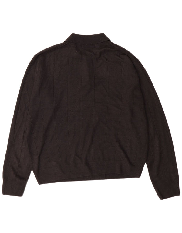 Ανδρικό πουλόβερ Dockers Polo Neck Jumper 2XL Μαύρο Ακρυλικό