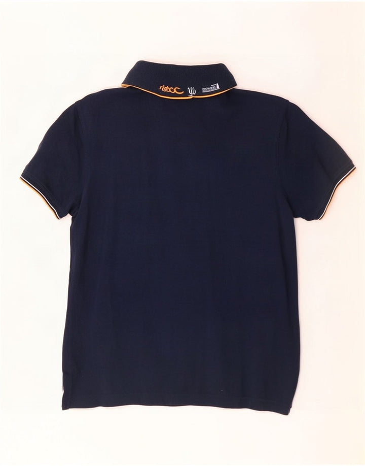 Ανδρικό μπλουζάκι πόλο Harmont & Blaine Μικρό Βαμβακερό Navy Blue