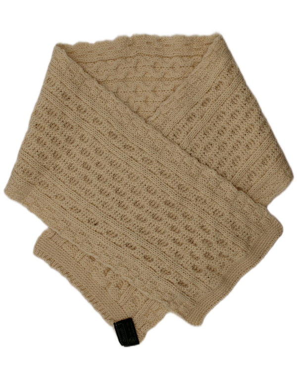 Γυναικείο πλεκτό ορθογώνιο φουλάρι Glencroft σε ένα μέγεθος σε ανοιχτό λευκό Νέο μάλλινο χειμώνα