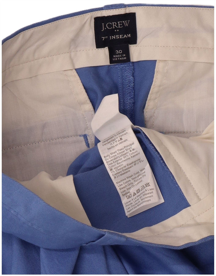 J. Crew Ανδρικό σορτς Chino W30 Κλασικό μεσαίο μπλε βαμβακερό