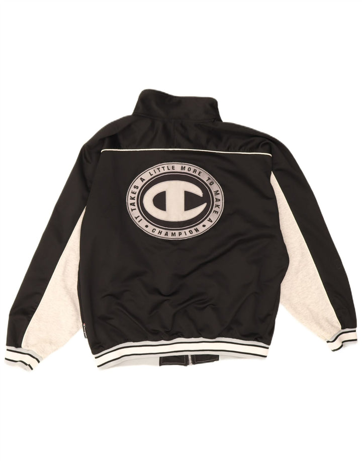 Ανδρική φόρμα Champion Graphic Top Jacket Medium Black Colourblock