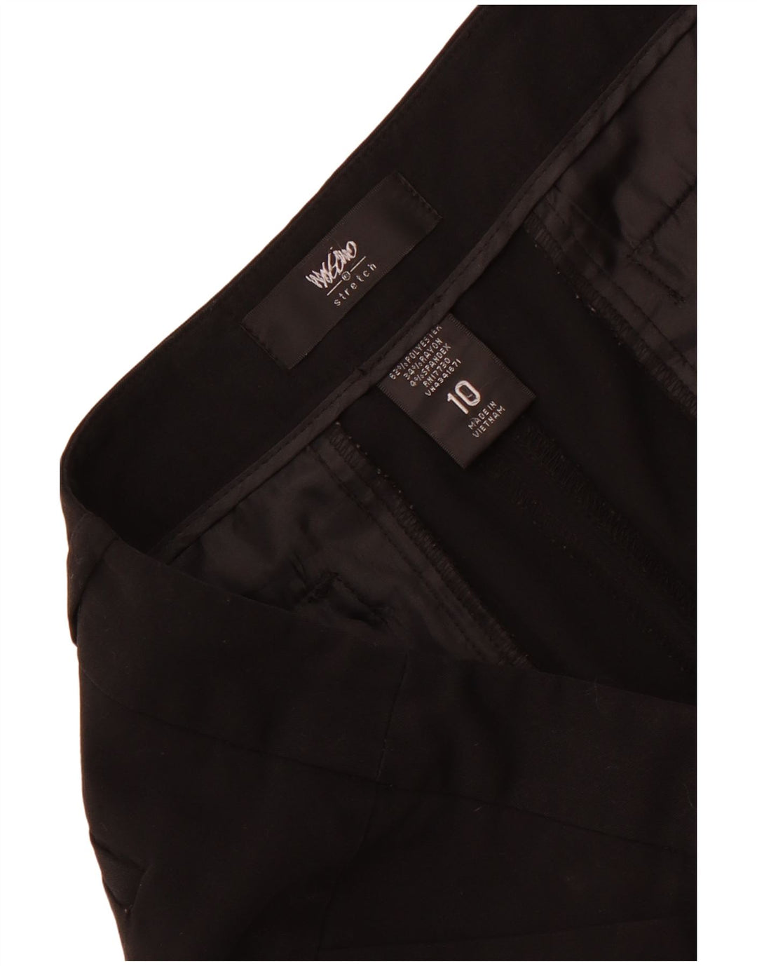 Mossimo Γυναικείο Bootcut Casual Παντελόνι US 10 Large W34 L32 Μαύρο πολυεστέρα