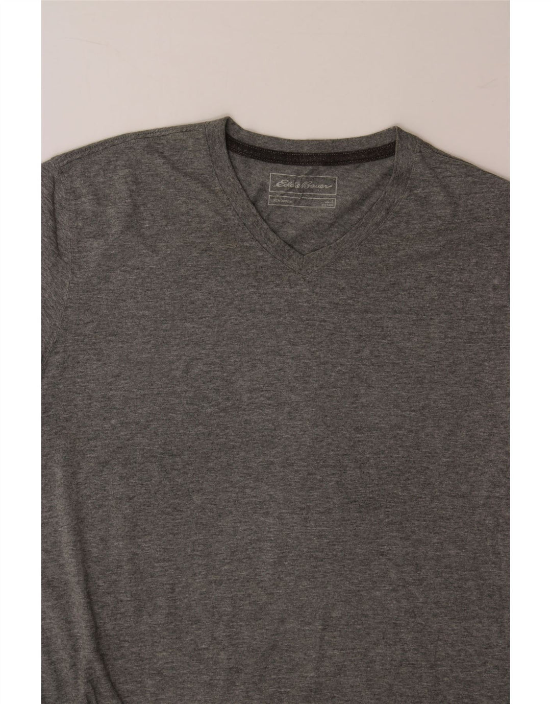 EDDIE BAUER Mens T-Shirt Top Large Grey Cotton Vintage Eddie Bauer and Second-Hand Eddie Bauer from Messina Hembry 