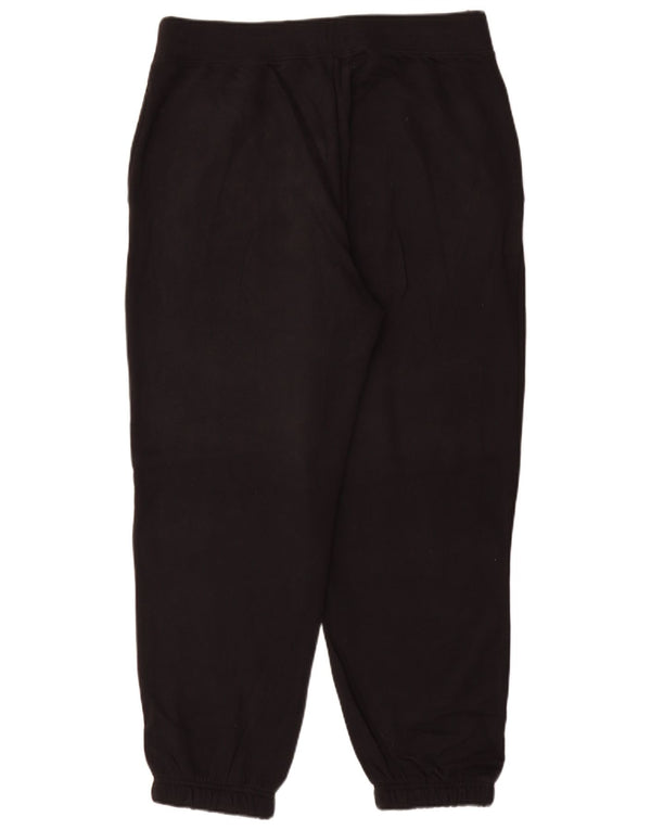 Marks & Spencer Γυναικεία φόρμα παντελόνια Joggers UK 16 Large Black Cotton