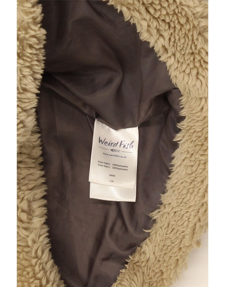 Weird Fish Γυναικείο Teddy Bear Sherpa Jacket UK 12 Medium Beige Polyester