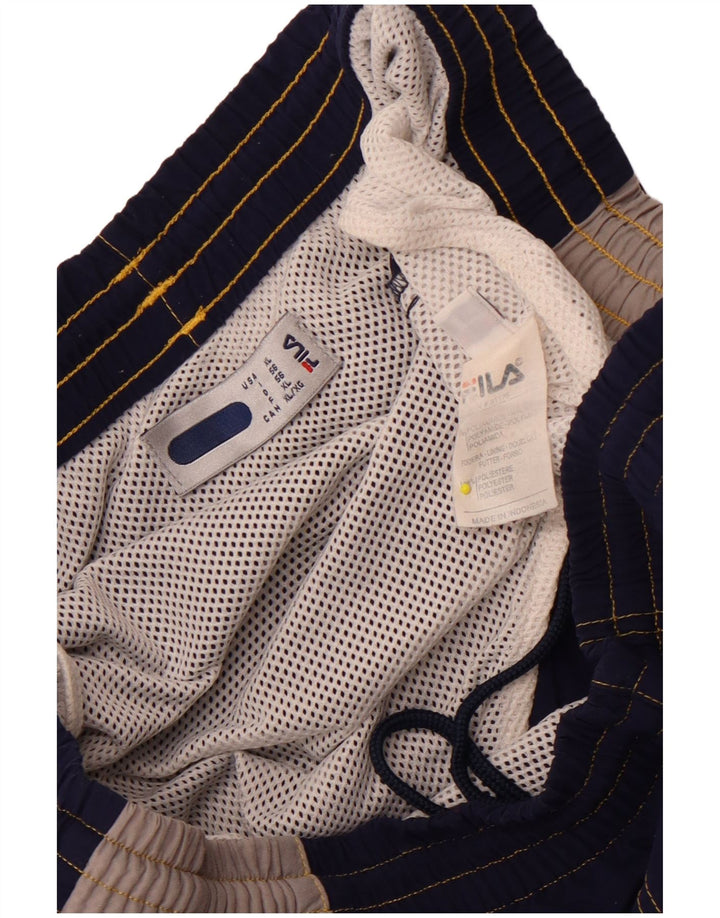 Ανδρικό σορτς κολύμβησης Fila Cargo XL Navy Blue Colourblock Polyamide