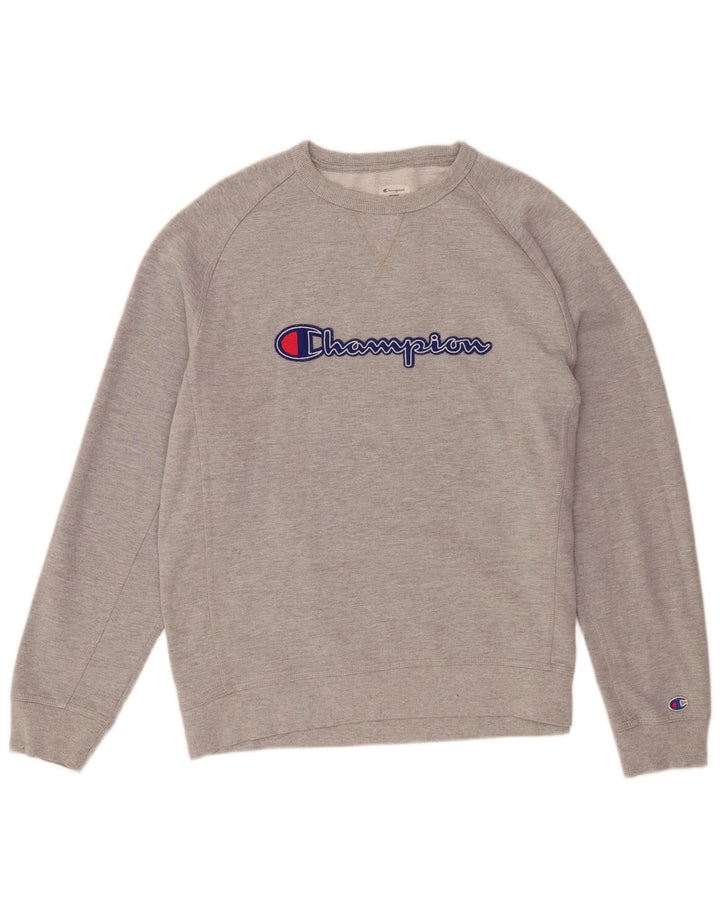 Ανδρικό γραφικό φούτερ Champion Jumper XL Γκρι βαμβακερό