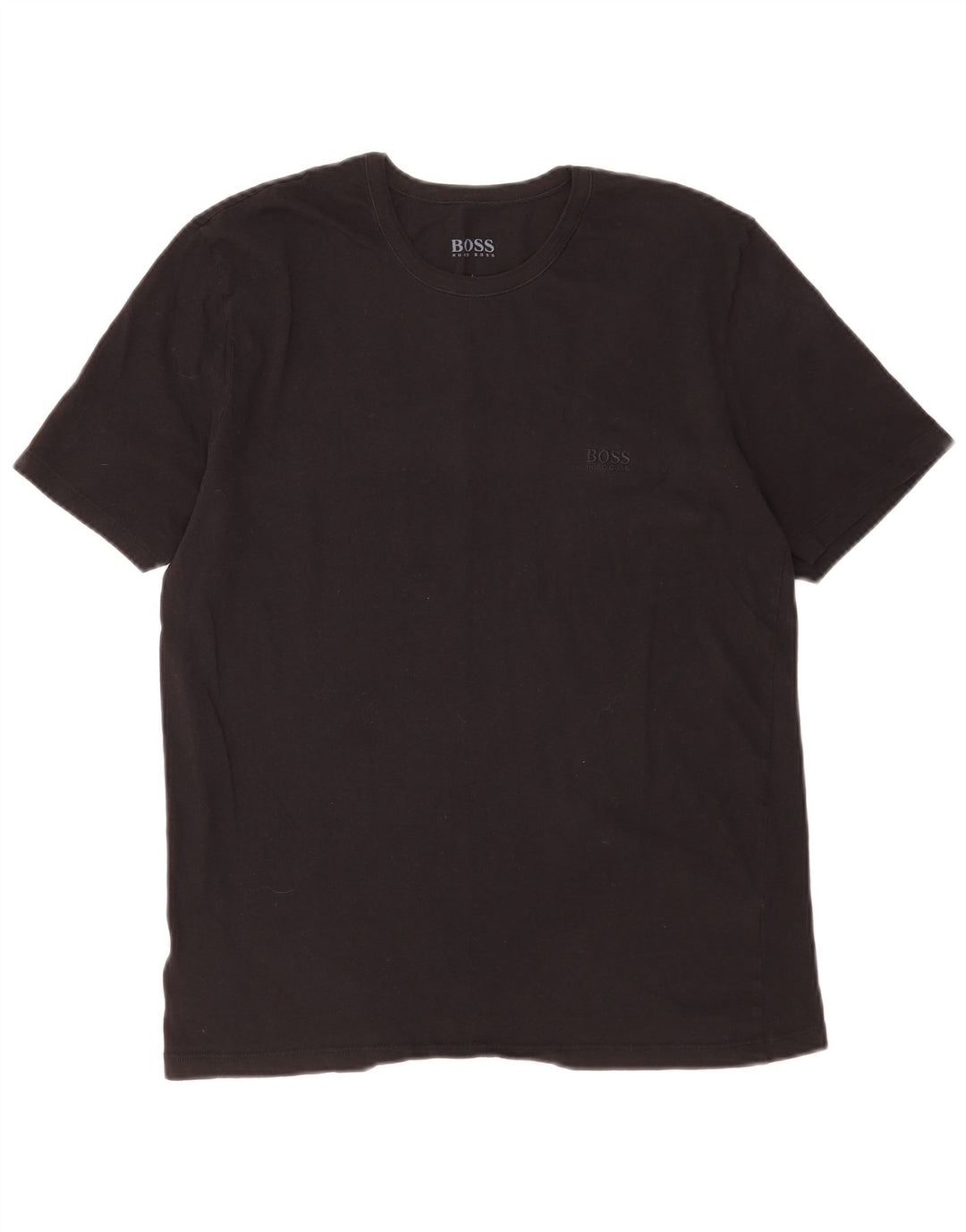 Ανδρικό T-Shirt Hugo Boss Top μεγάλο μαύρο βαμβακερό