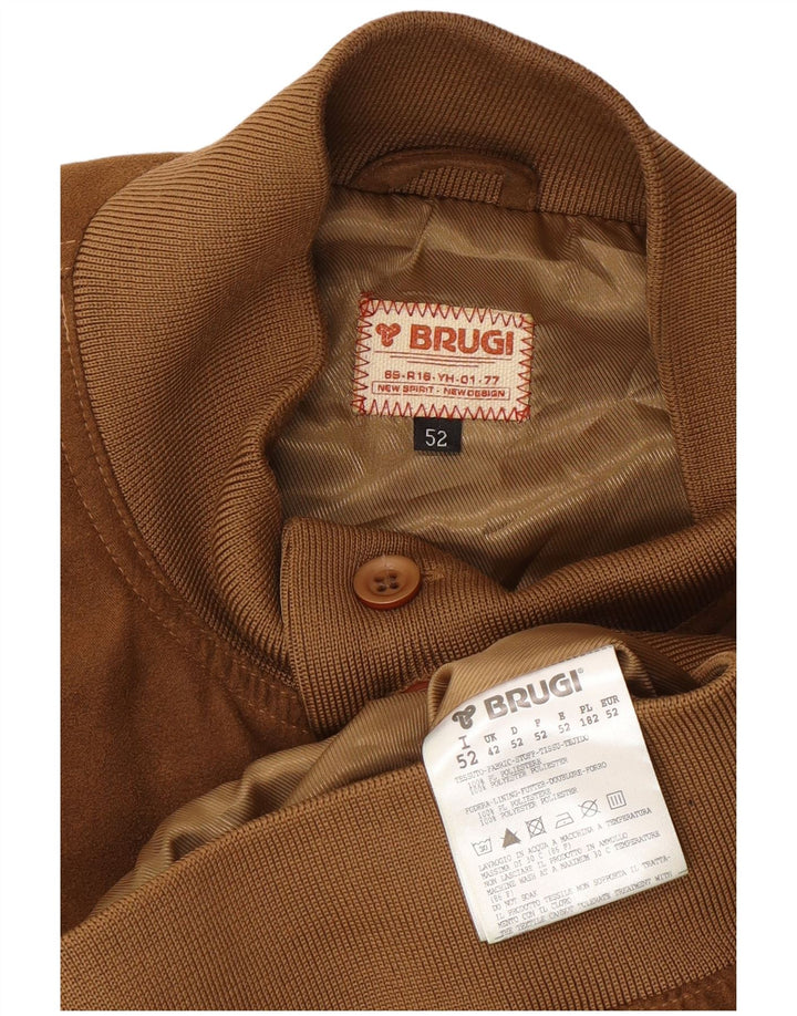 Brugi Ανδρικό Μπουφάν Bomber IT 52 XL Beige Polyester