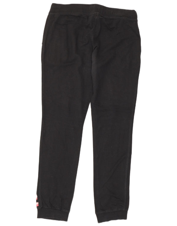 Reebok Γυναικεία φόρμα γραφικών παντελόνι Joggers UK 12/14 Medium Black