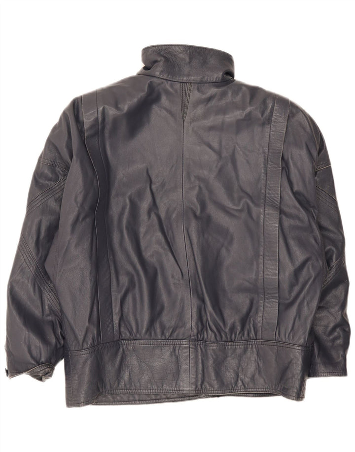 Chevignon Γυναικείο Δερμάτινο Μπουφάν UK 16 Large Navy Blue
