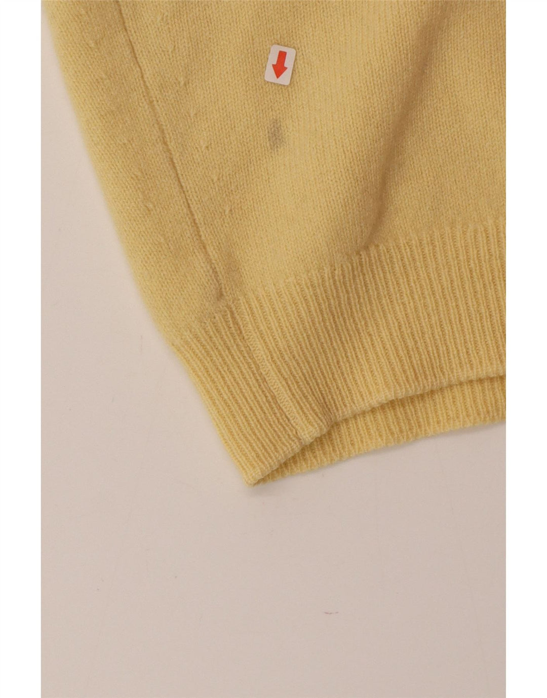 Peter Scott ανδρικό γιλέκο Tank Top UK 42 Large Yellow Wool