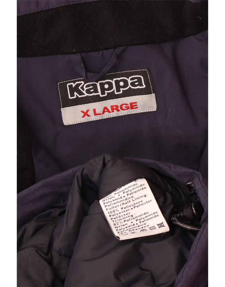 Ανδρικό μπουφάν Kappa Windbreaker UK 42 XL Navy Blue Polyamide