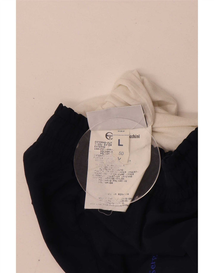 Ανδρική αθλητική φόρμα Sergio Tacchini Παντελόνι Μεγάλο Navy Blue Polyamide