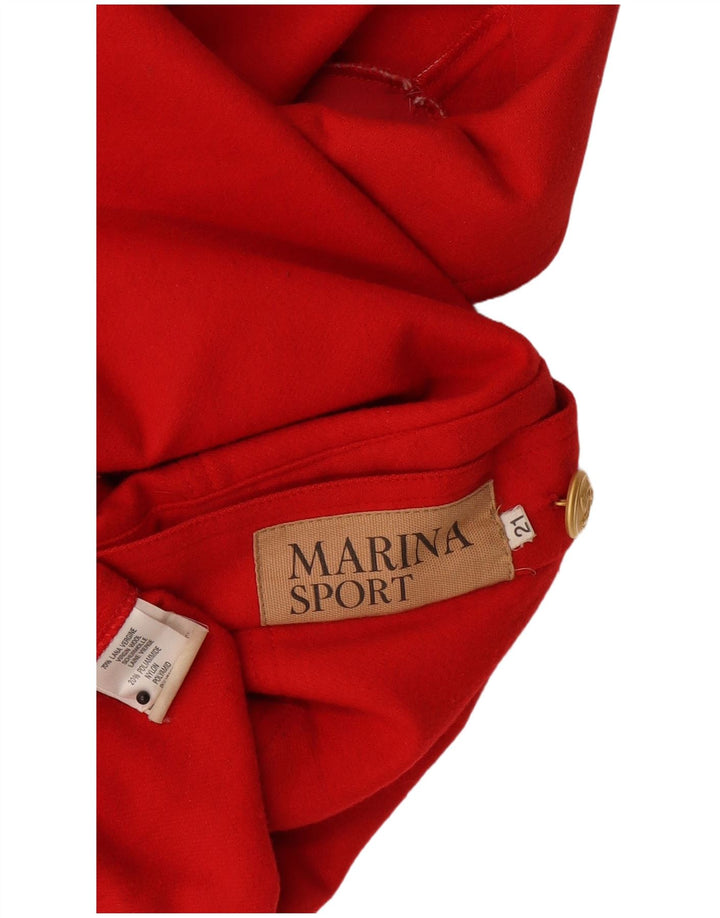 Marina Sport Γυναικείο Σακάκι 3/4 μανίκι Μπουφάν Μέγεθος 21 Μεσαίο Κόκκινο