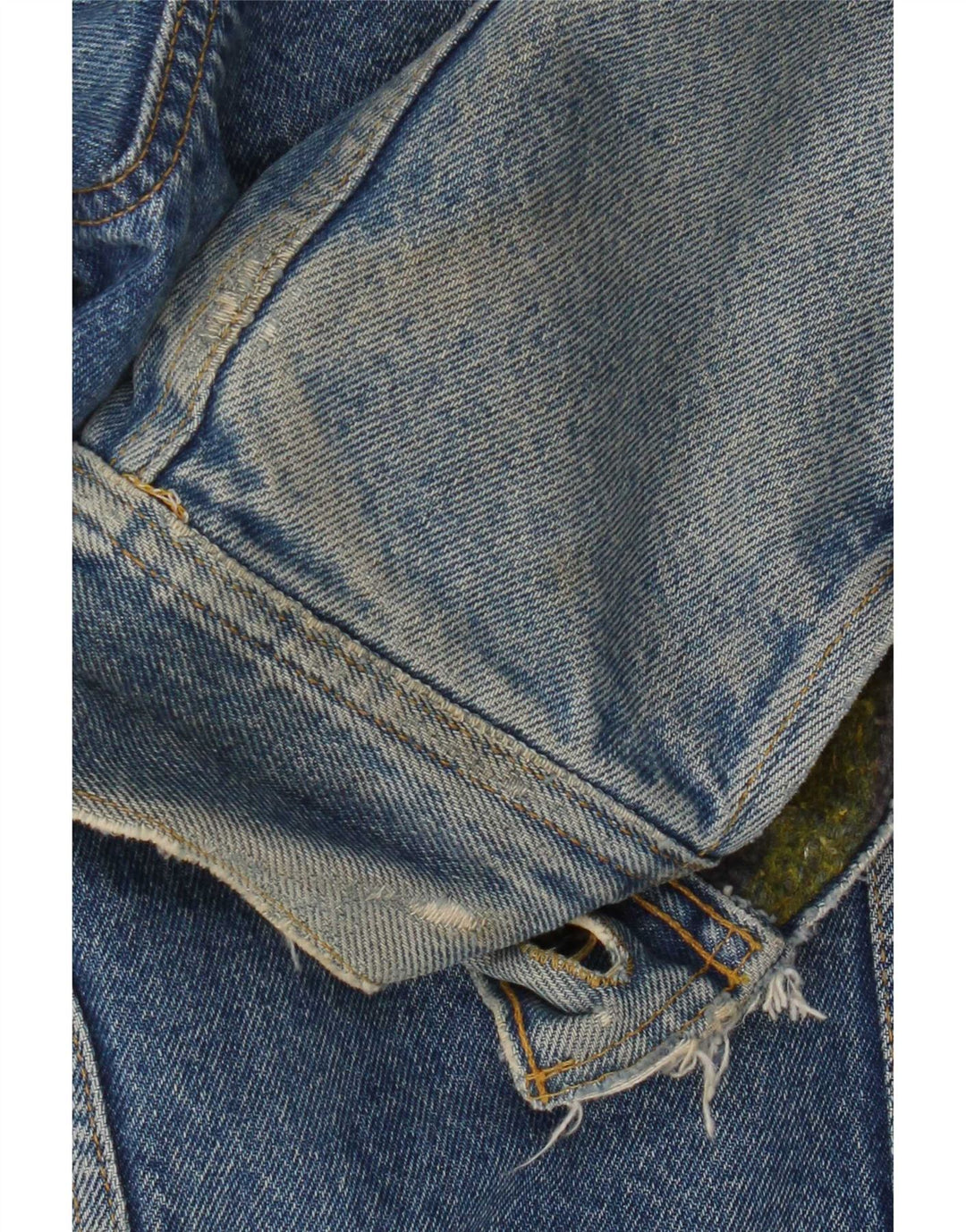 Lee Ανδρικό Τζιν Μπουφάν UK 40 Large Blue