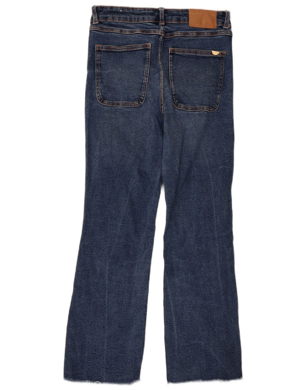 Zara Γυναικείο Straight Jeans EU 36 XS W26 L25 Blue Cotton