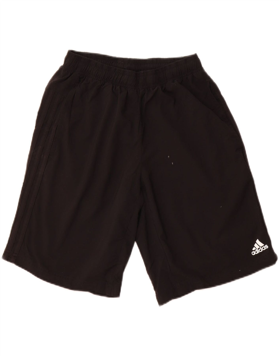 Ανδρικό αθλητικό σορτς ADIDAS Climalite από μεσαίο μαύρο πολυεστέρα