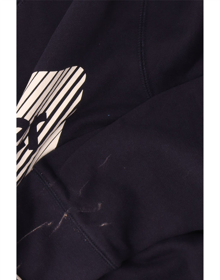 Ανδρικό γραφικό φούτερ Wrangler Jumper Medium Navy Blue βαμβακερό