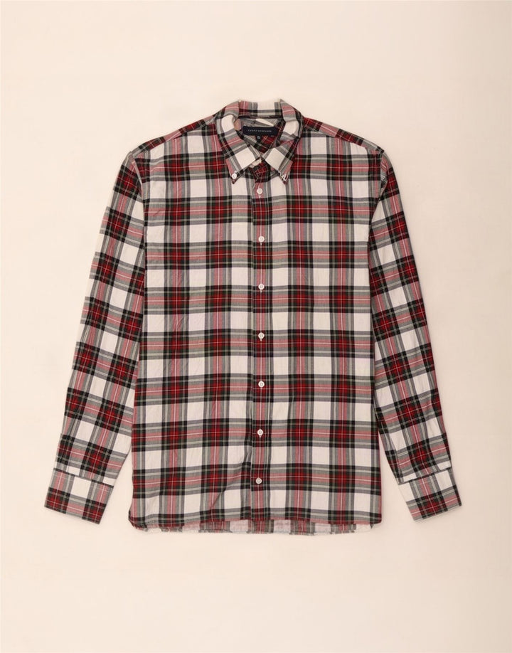 Ανδρικό φανελένιο πουκάμισο Tommy Hilfiger XL Red Check Cotton