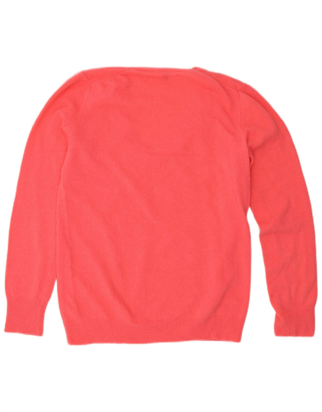 Benetton Γυναικείο πουλόβερ με λαιμόκοψη UK 12 Medium Pink