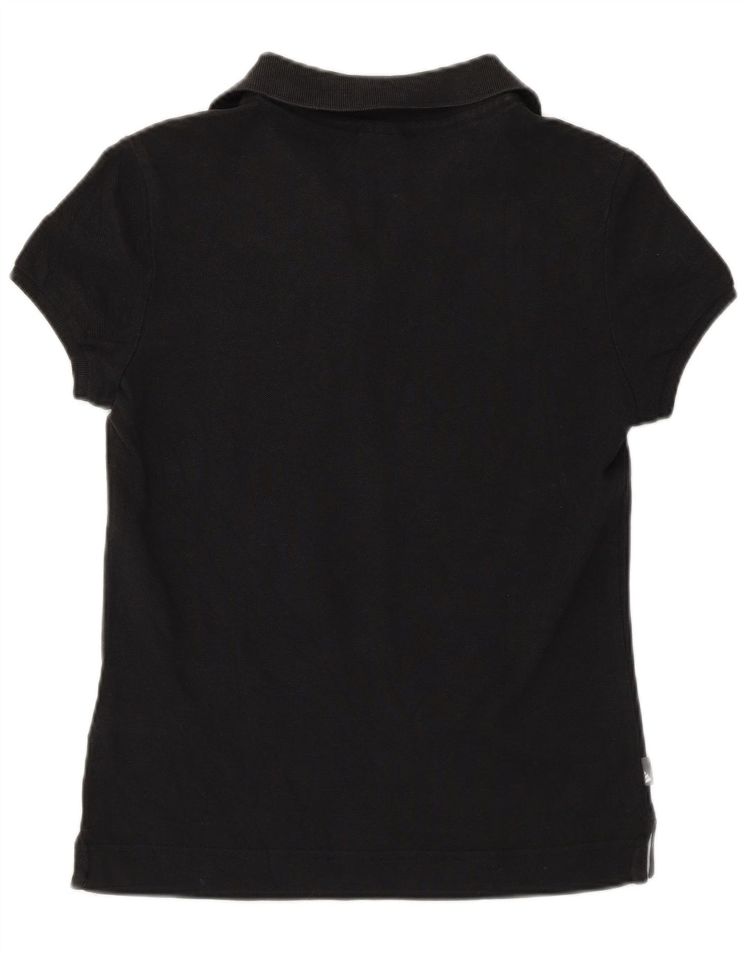 Adidas Γυναικείο Πόλο Μπλουζάκι UK 12 μεσαίο μαύρο βαμβακερό