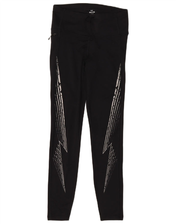 Γυναικείο κολάν UNDER Armour UK 10 Small Black Geometric Polyamide