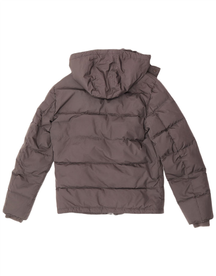 Ανδρικό μπουφάν με κουκούλα Sisley UK 36 Small Grey Polyester