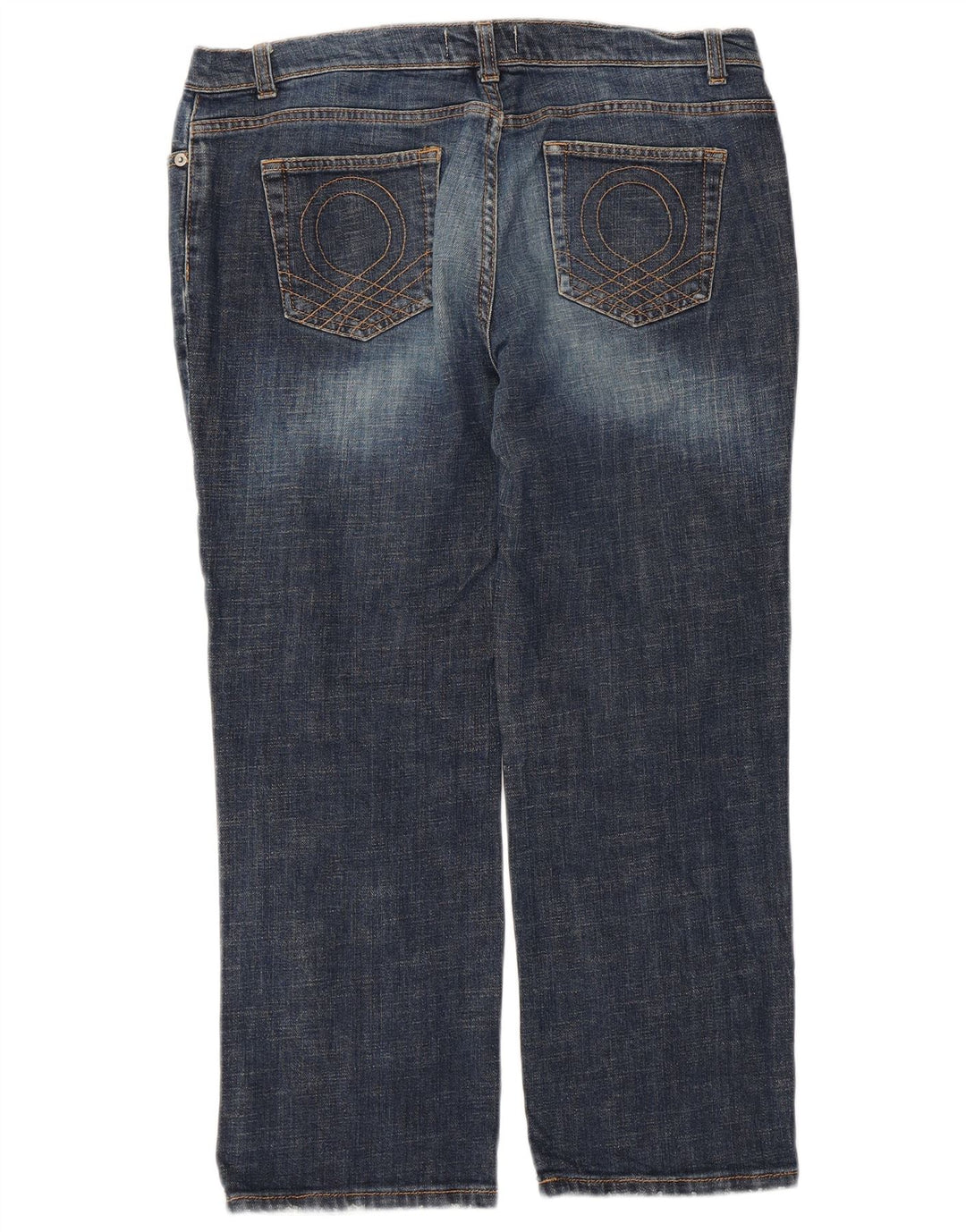 Benetton Γυναικείο Cropped Jeans W34 L25 Blue