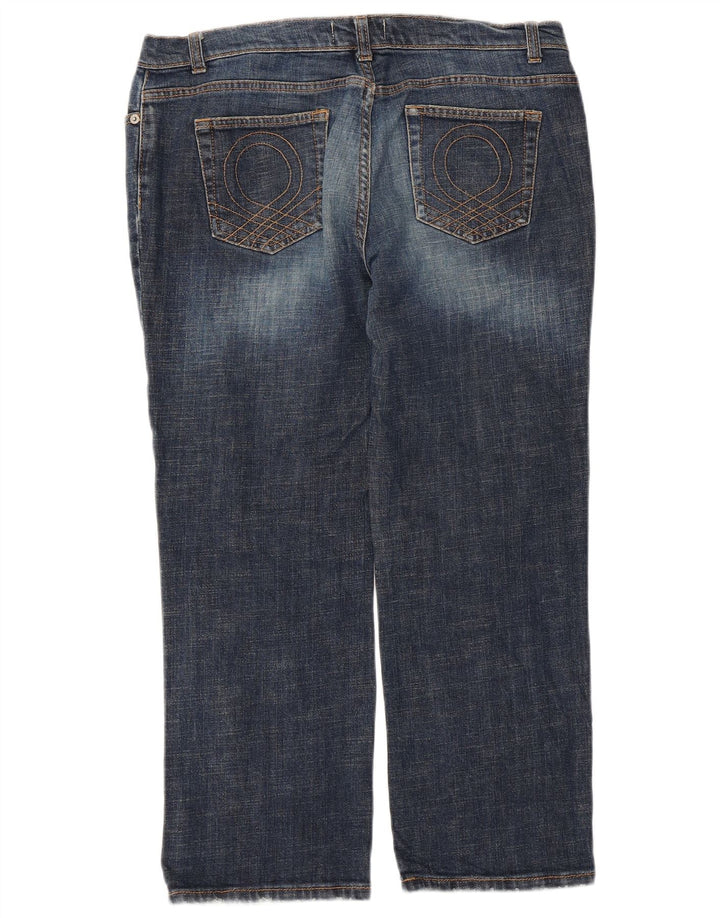 Benetton Γυναικείο Cropped Jeans W34 L25 Blue