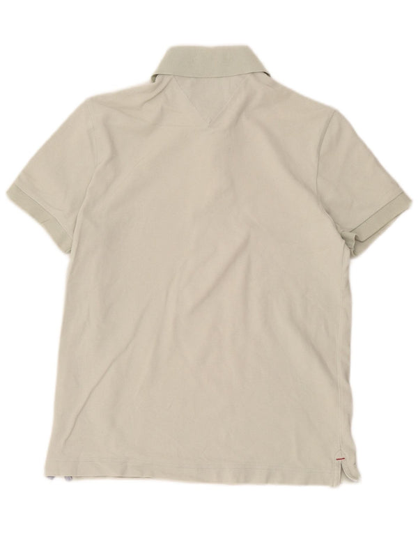 Tommy Hilfiger Ανδρικό πουκάμισο Polo Custom Fit Μικρό πράσινο βαμβακερό
