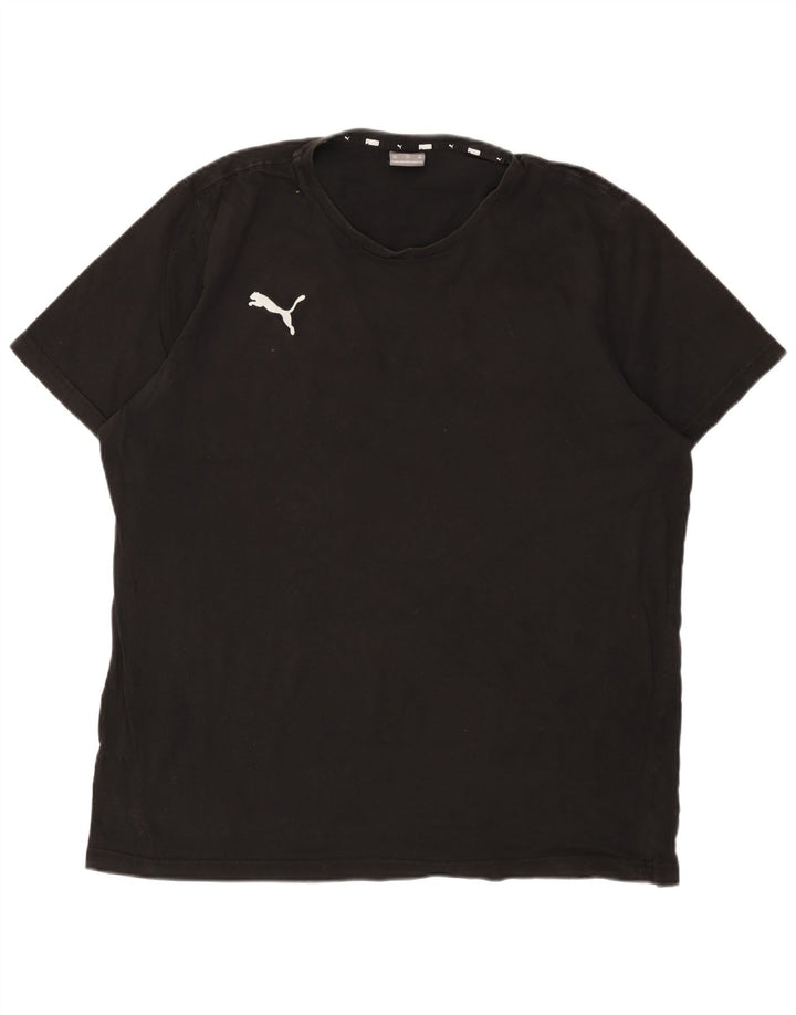 Ανδρικό T-Shirt Puma Top 2XL Μαύρο βαμβακερό