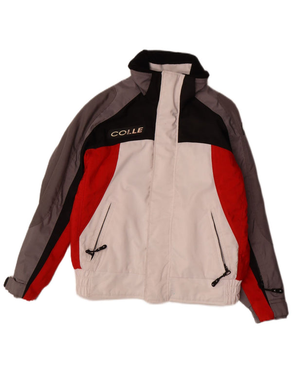 VINTAGE Boys Ski Jacket 11-12 Years Πολύχρωμο Colourblock Πολυεστέρας