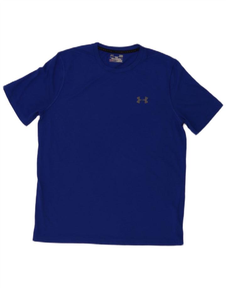 Ανδρικό μπλουζάκι Under Armour Heat Gear Top Large Blue Polyester