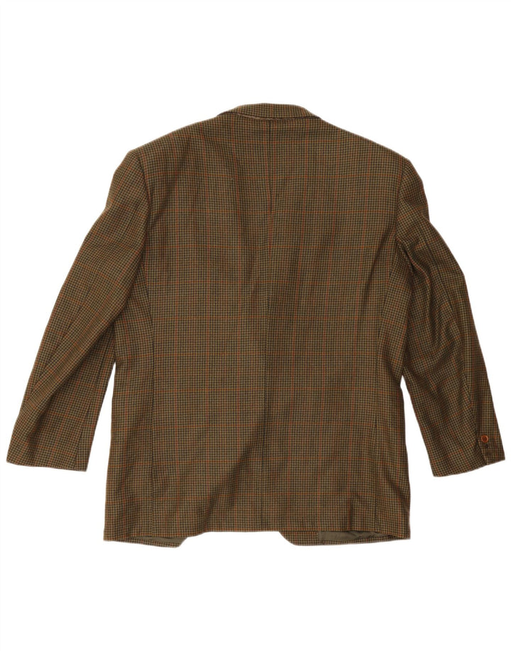 Galtrucco Ανδρικό μπουφάν Blazer IT 50 Large Khaki Houndstooth