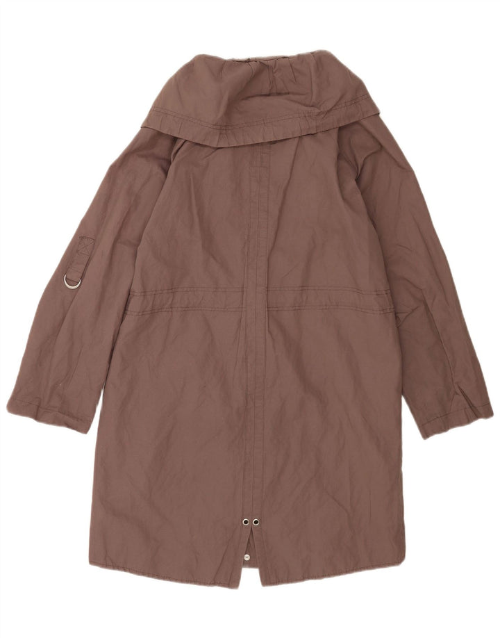Γυναικείο μπουφάν MINT VELVET Oversized Parka UK 10 Small Brown βαμβακερό