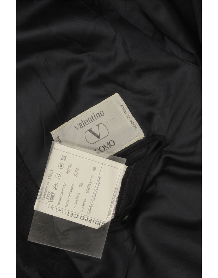 Valentino Ανδρικό τζάκετ Blazer 2 κουμπιών IT 52 XL Navy Blue Virgin Wool