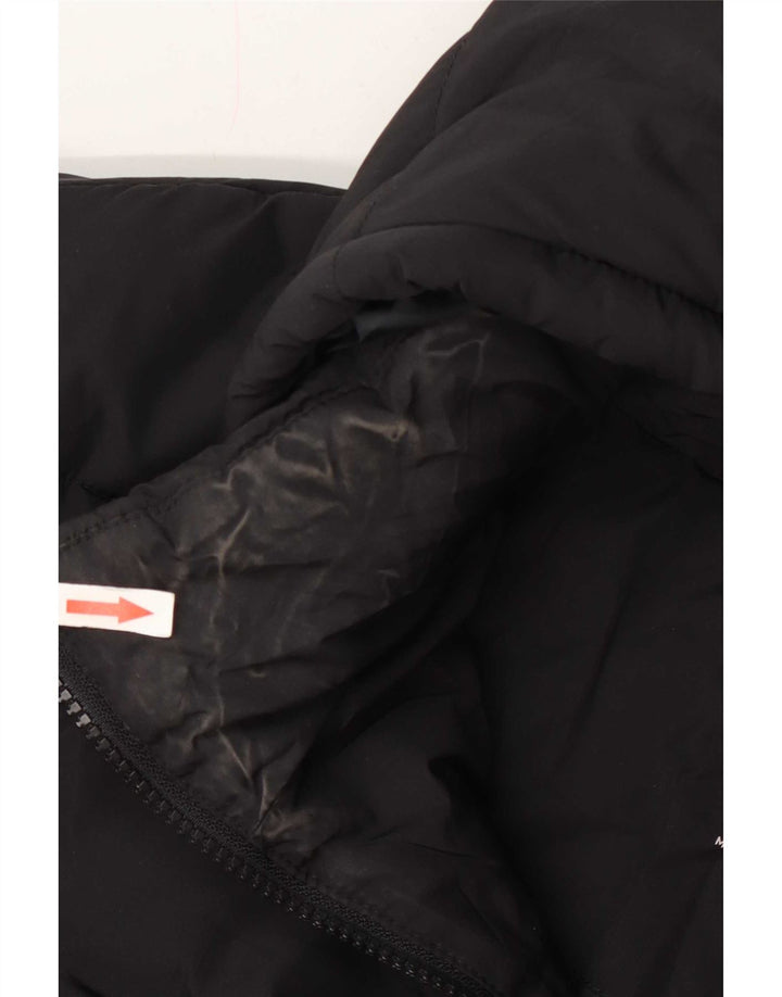 Marks & Spencer Γυναικείο μπουφάν με κουκούλα UK 22 3XL μαύρο πολυεστέρα
