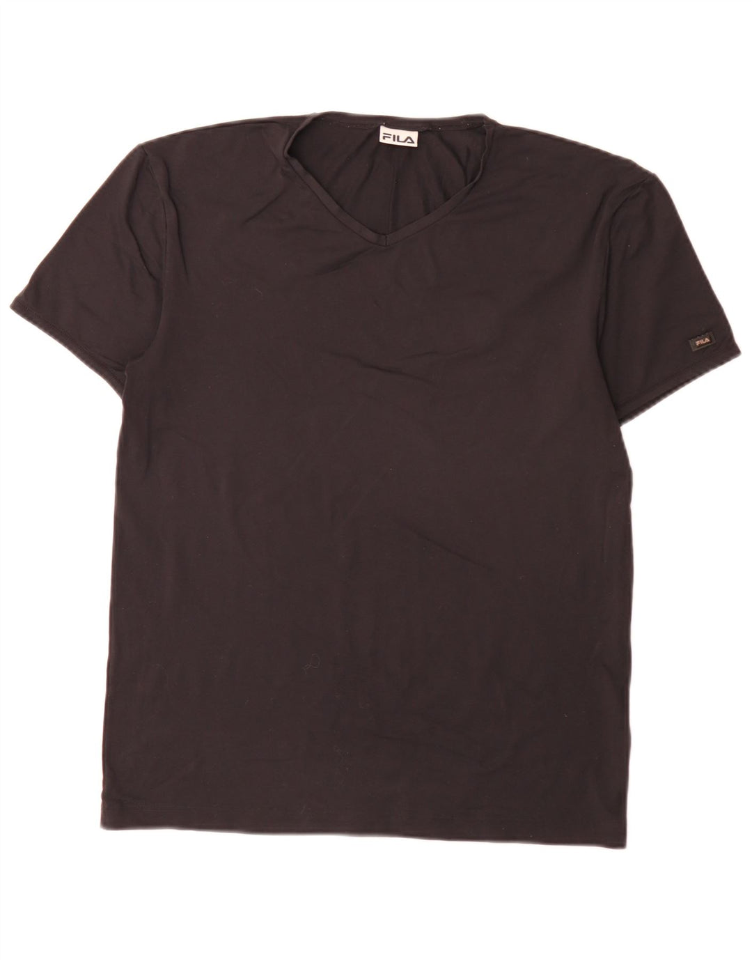 Ανδρικό T-Shirt Fila Top Μεσαίο Μαύρο
