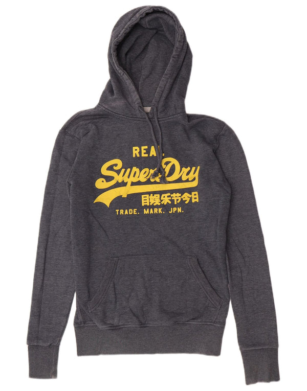 Ανδρικό γραφικό κουκούλα Superdry Μικρό Βαμβακερό Ναυτικό Μπλε